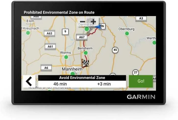 „Garmin Drive 53“, tiesioginis eismo stebėjimas su išmaniojo telefono programėle