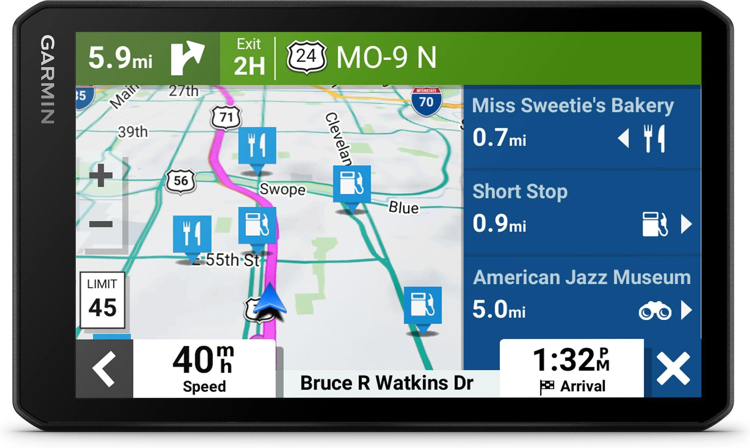Garmin DriveCam™ 76 7 col. GPS palydovinės navigacijos įrenginys su integruotu vaizdo registratoriumi