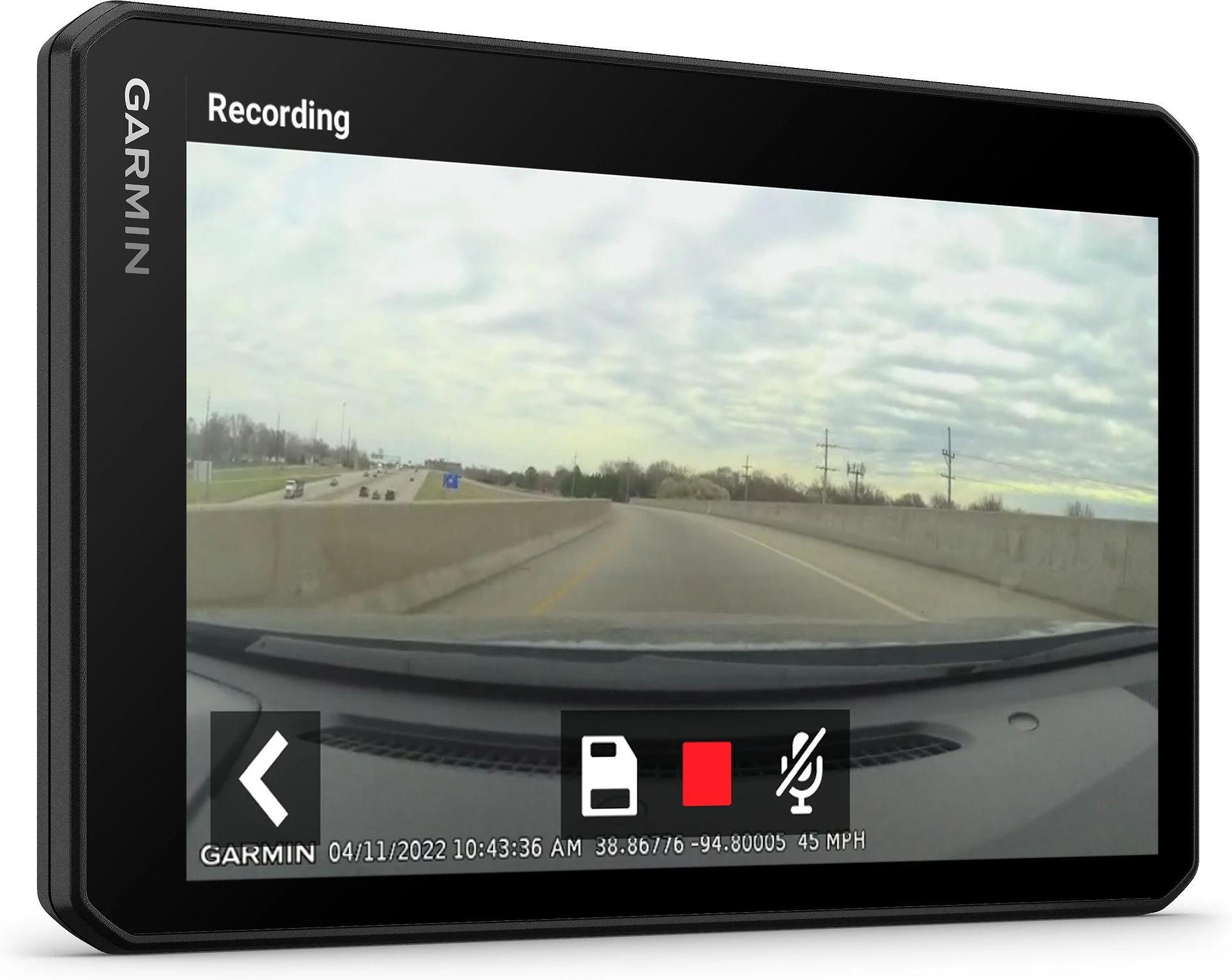 Garmin DriveCam™ 76 7 col. GPS palydovinės navigacijos įrenginys su integruotu vaizdo registratoriumi