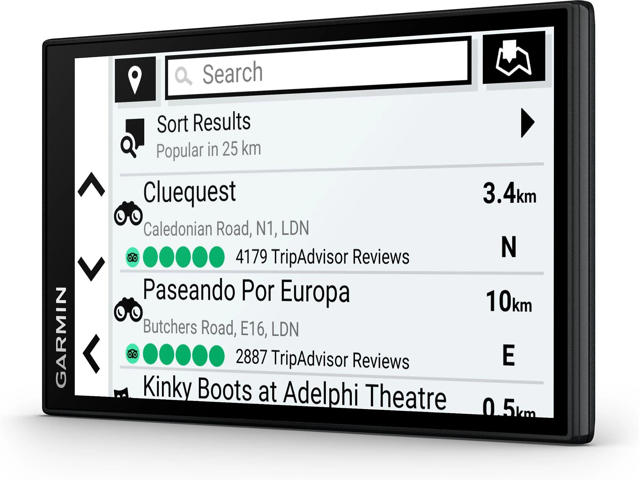 Garmin Drive 66 Navigatorius su eismo informacija ir išmaniojo telefono programėle