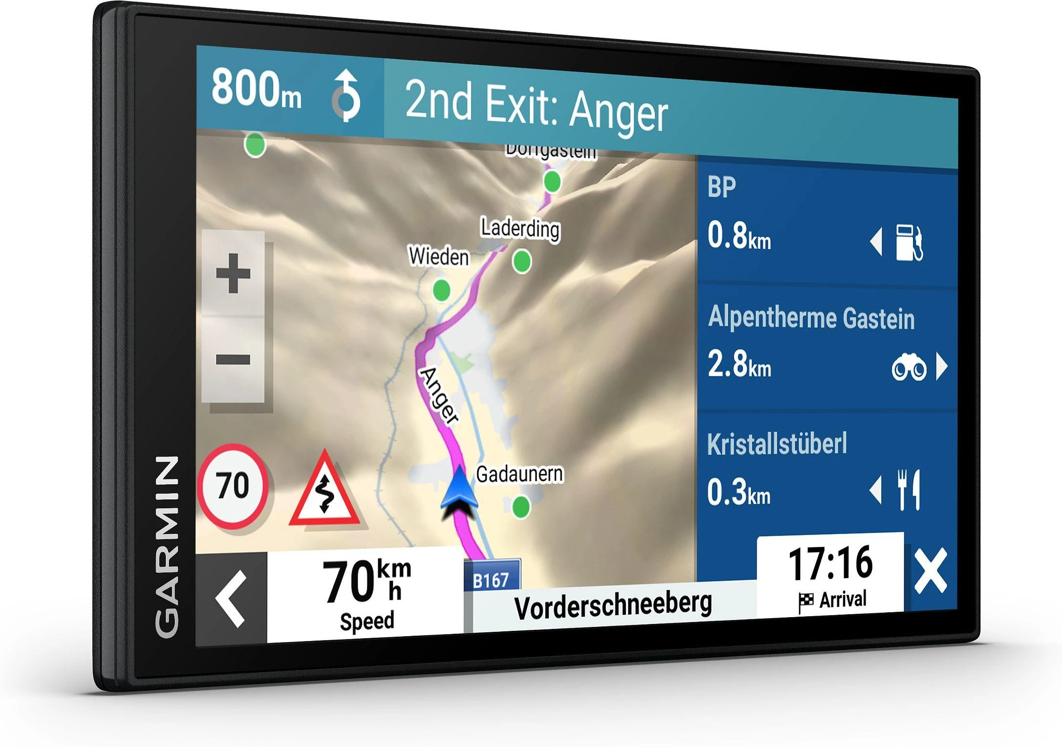 Garmin Drive 66 Navigatorius su eismo informacija ir išmaniojo telefono programėle