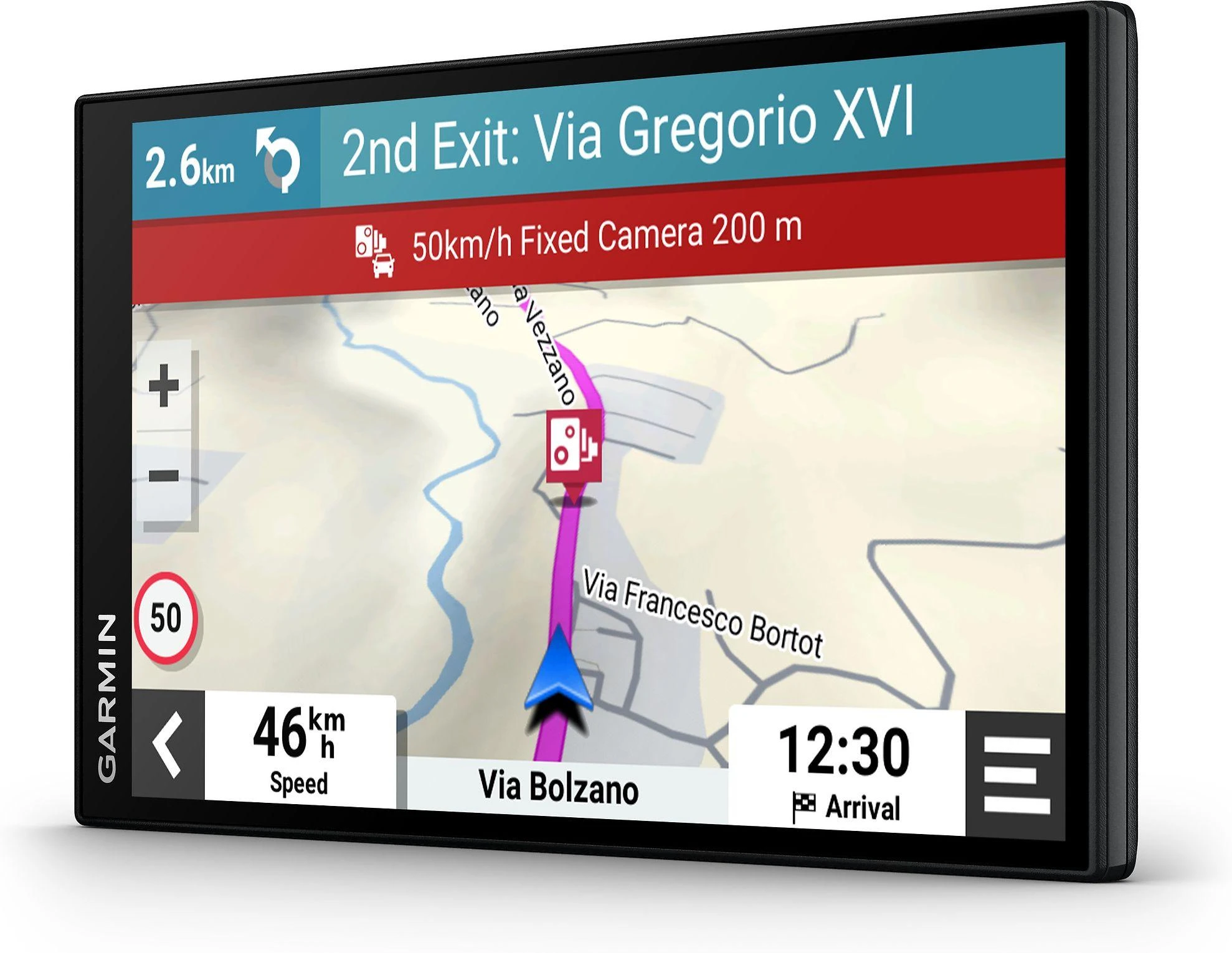 Garmin Drive 76 Navigatorius su eismo informacija ir išmaniojo telefono programėle