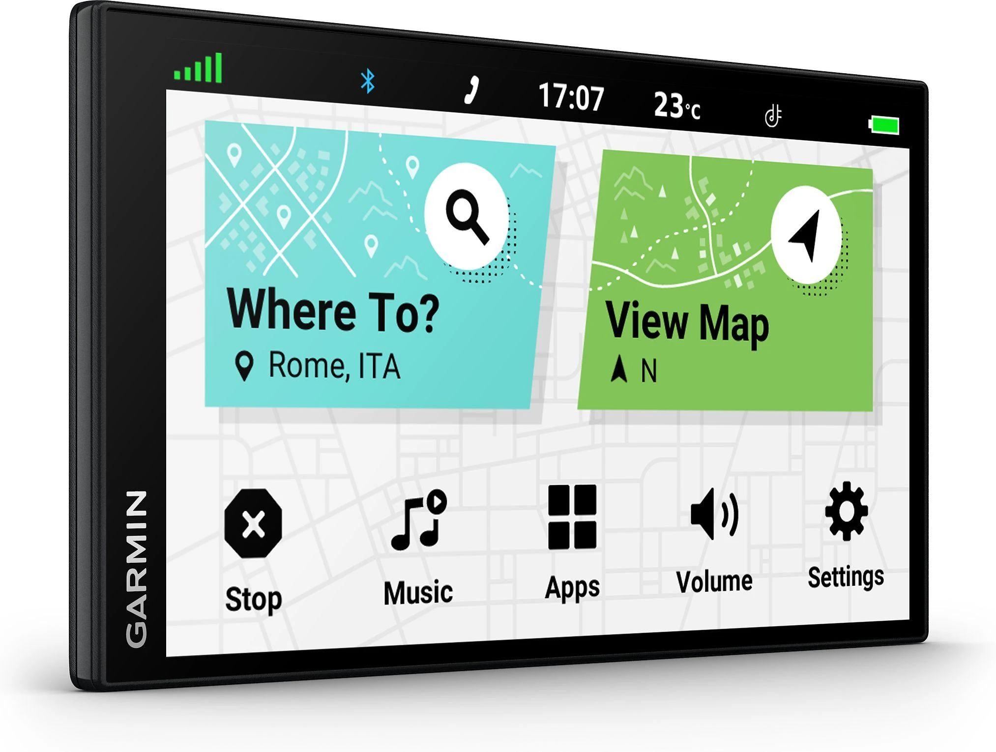 Garmin Drive 76 Navigatorius su eismo informacija ir išmaniojo telefono programėle