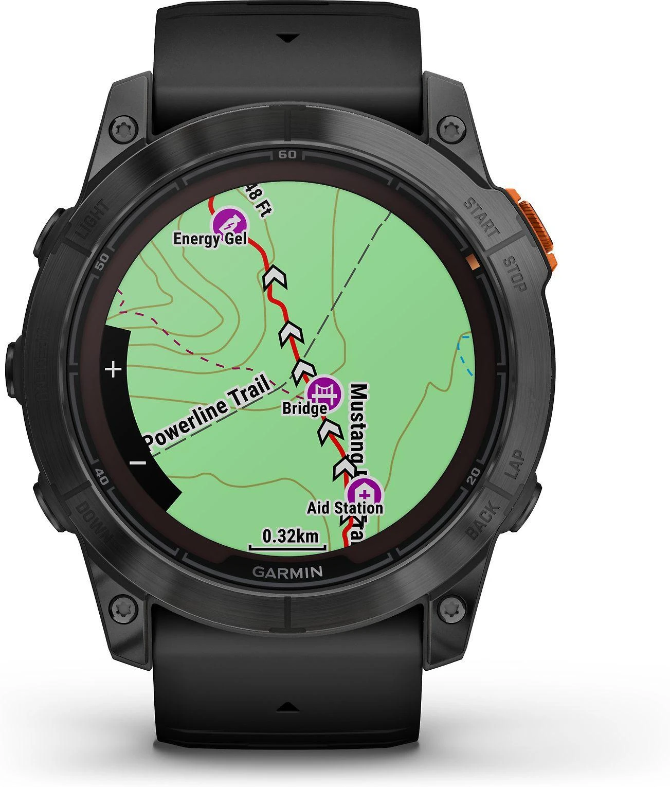 Išmanusis laikrodis Garmin Fenix 7X Pro Solar, Pilkos spalvos korpusas su juodos spalvos silikoniniu dirželiu