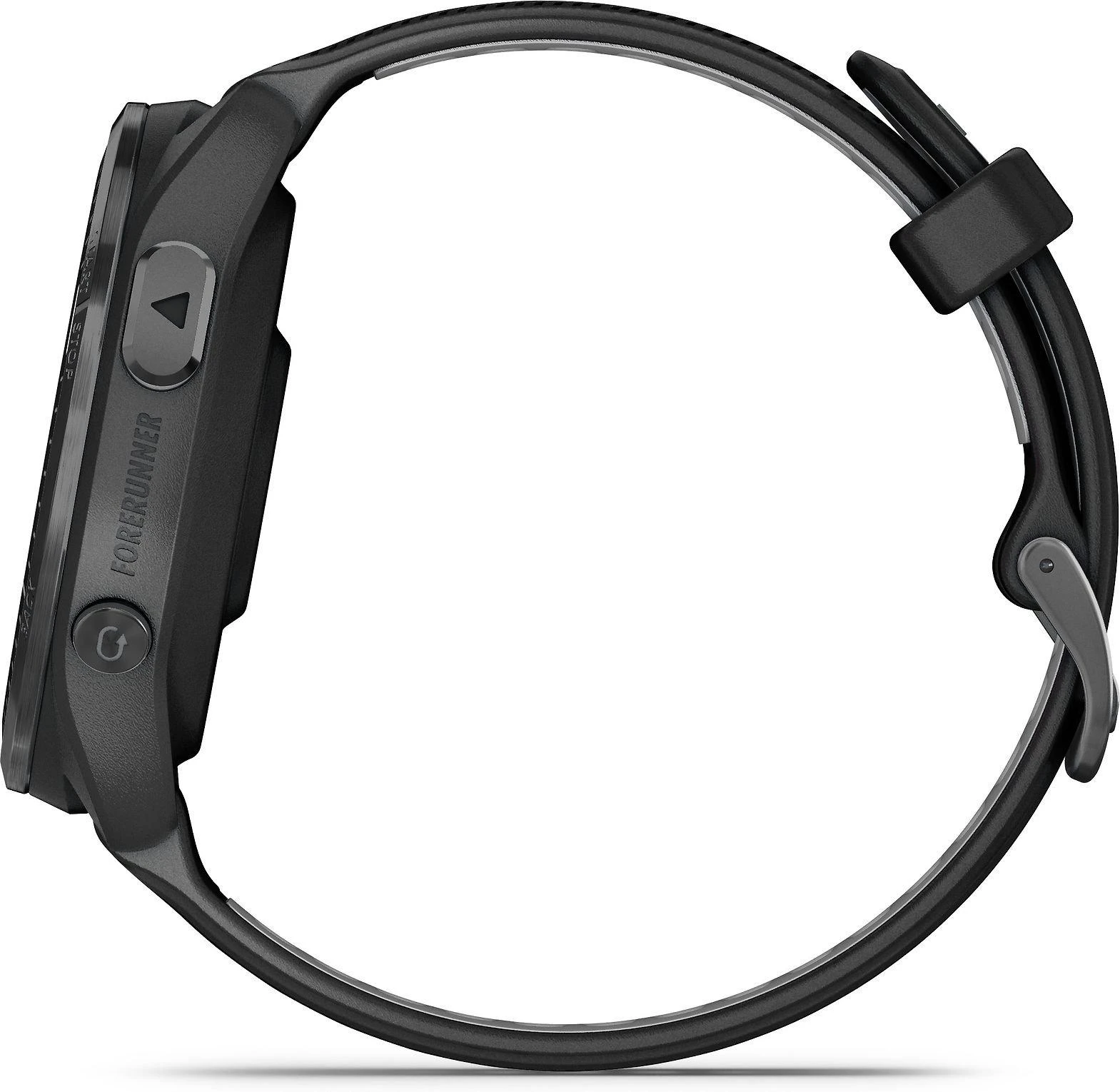 Garmin Išmanusis laikrodis Forerunner® 965, Pilkos anglies spalvos korpusas su juodos ir pilkos spalvų dirželiu