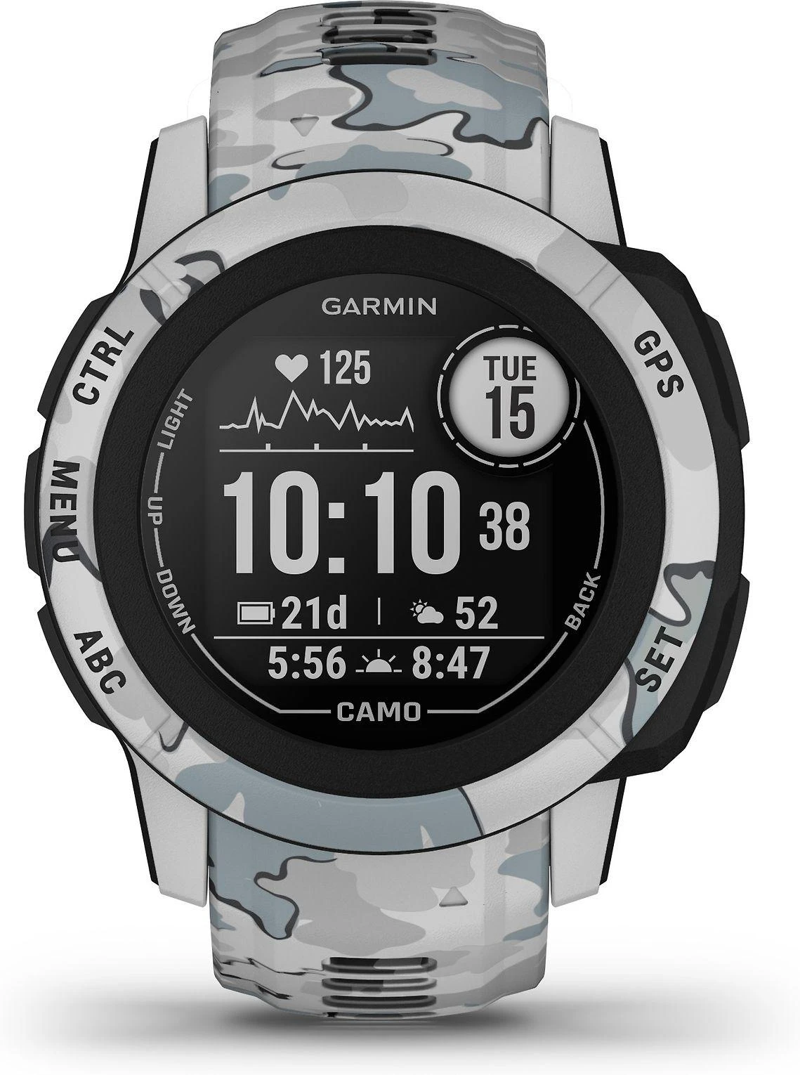 Išmanusis laikrodis Garmin Instinct 2S Camo Edition, Rūko kamufliažinės spalvos