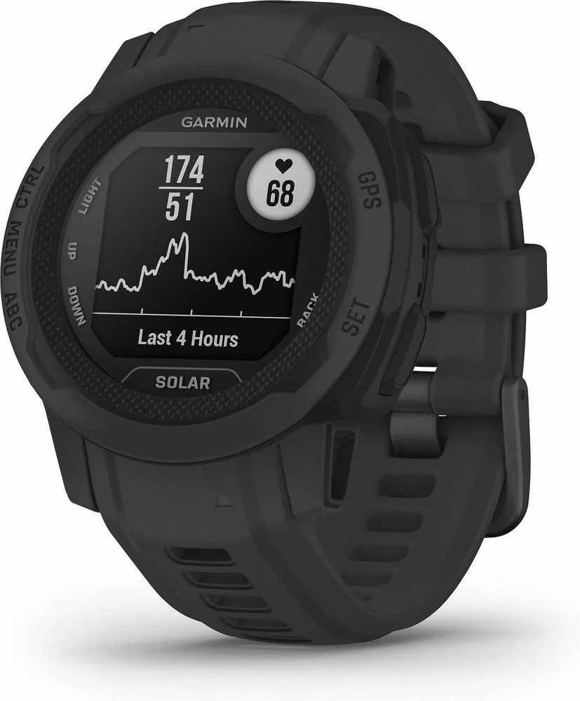 Išmanusis laikrodis Garmin Instinct 2S Solar, Grafito spalvos 