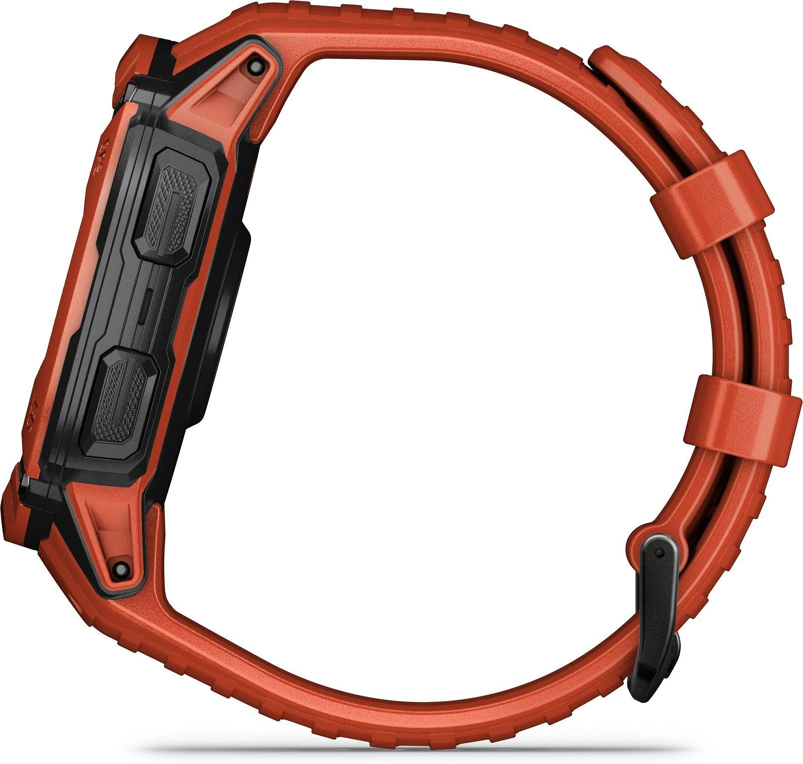 Išmanusis laikrodis Garmin Instinct 2X Solar, Juodos ir raudonos spalvų korpusas su raudonos spalvos dirželiu