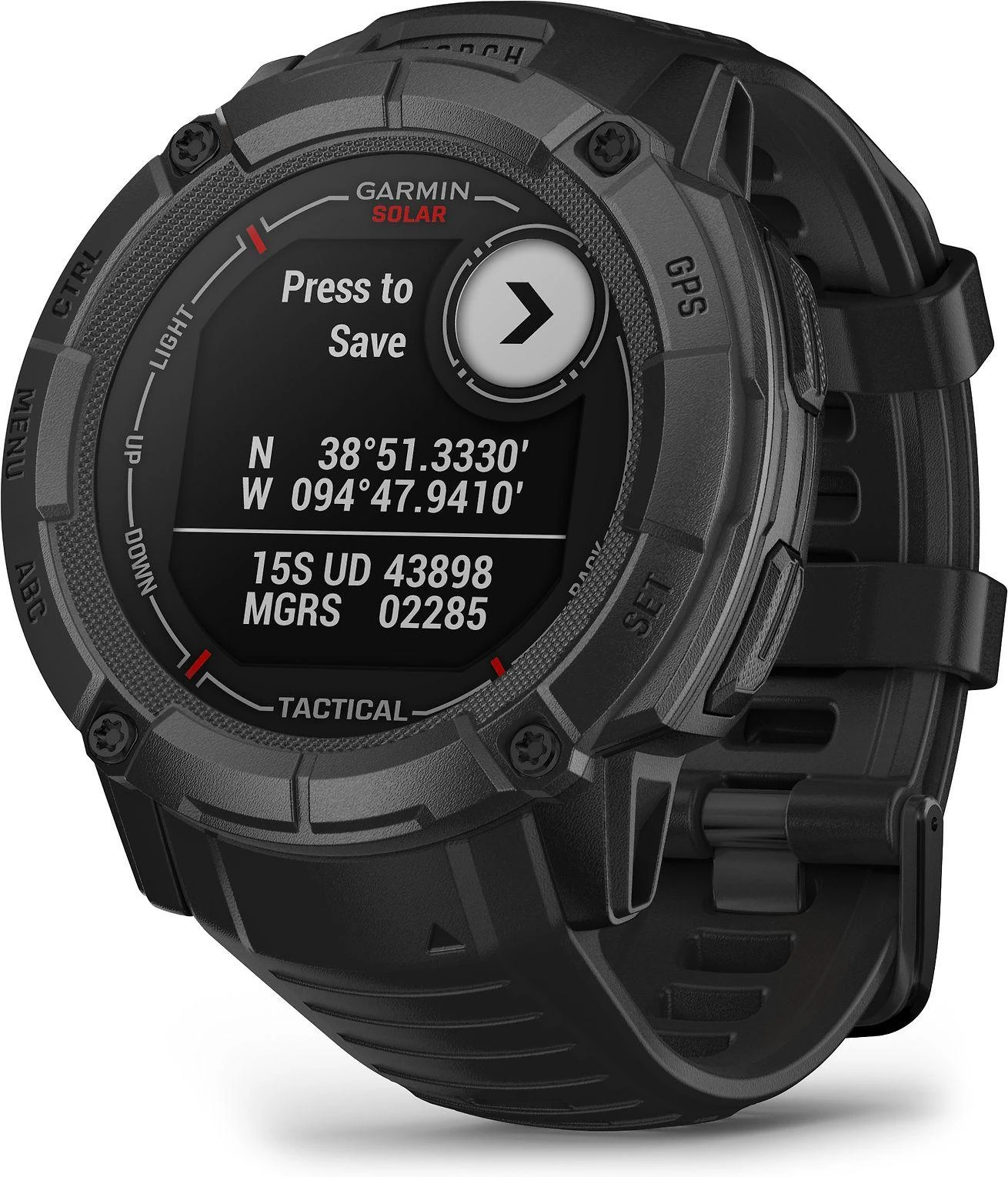 Išmanusis laikrodis Garmin Instinct® 2x Solar – Tactical Edition, Juodos spalvos