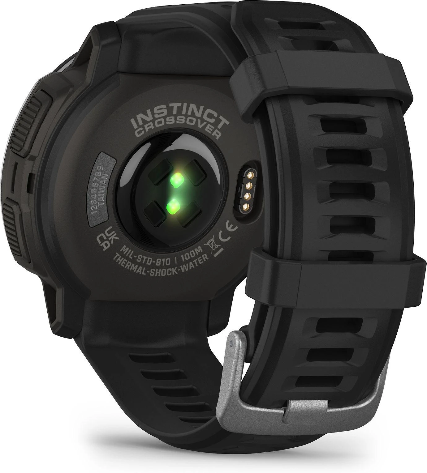 Išmanusis laikrodis Garmin Instinct® Crossover - Standard Edition, Juodos spalvos