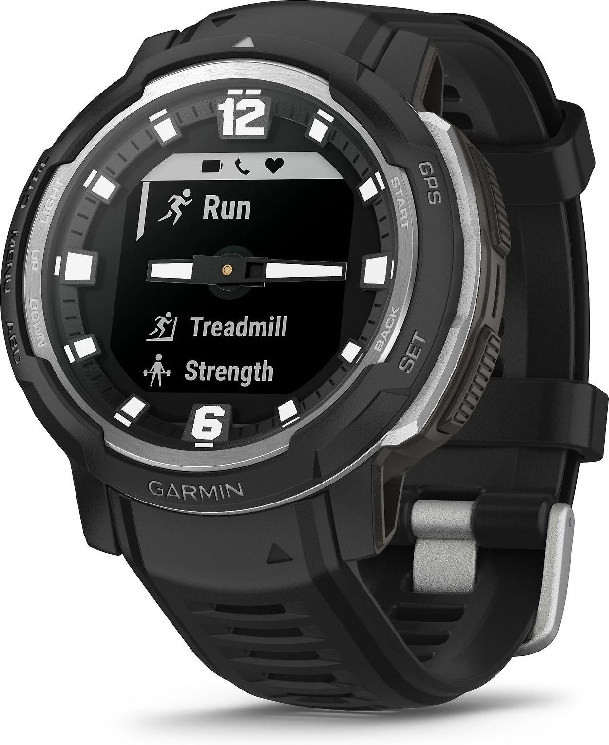 Išmanusis laikrodis Garmin Instinct® Crossover - Standard Edition, Juodos spalvos