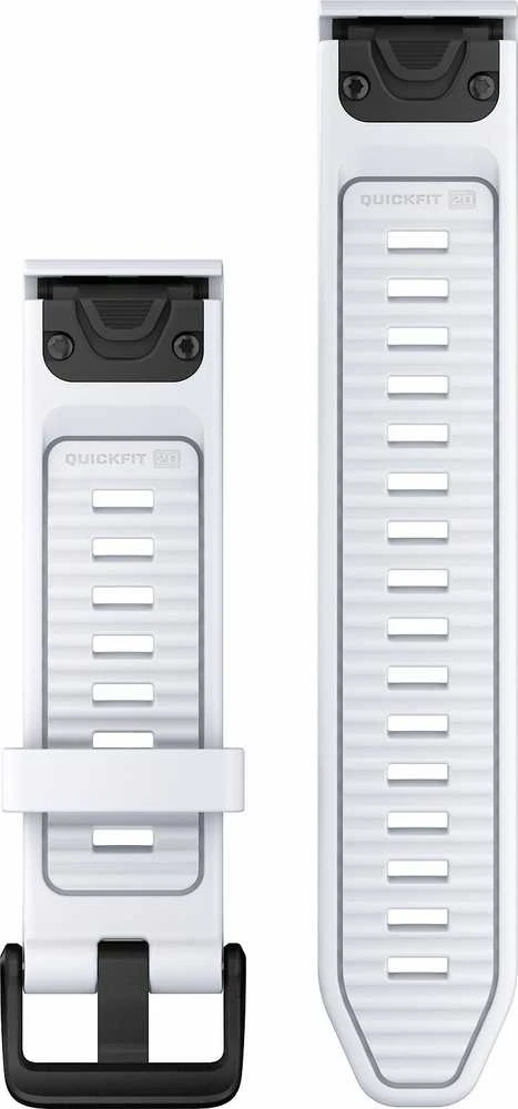 Garmin QuickFit 20mm Silikoninės laikrodžių apyrankės, Balto akmens spalva