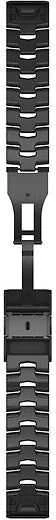 Garmin QuickFit 22mm Laikrodžio dirželis skirta fenix 6, Anglies pilkas DLC Titanium