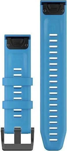 Išmaniojo laikrodžio Garmin greitai atsegamas, silikoninis dirželis, Mėlynos spalvos, 22mm