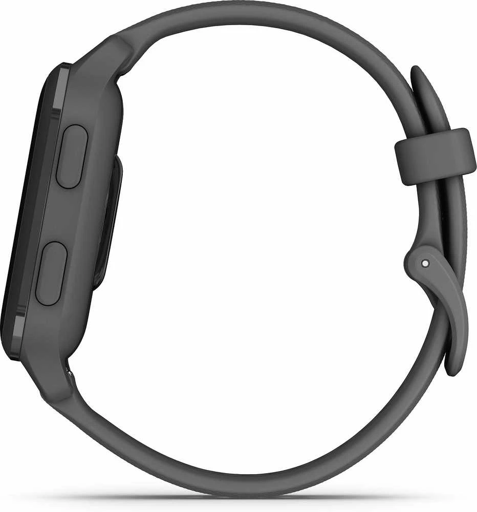 Išmanusis laikrodis Garmin Venu® Sq 2 Skalūnų spalvos aliuminio apvadas su šešėlio pilkos spalvos korpusu ir silikoniniu dirželiu