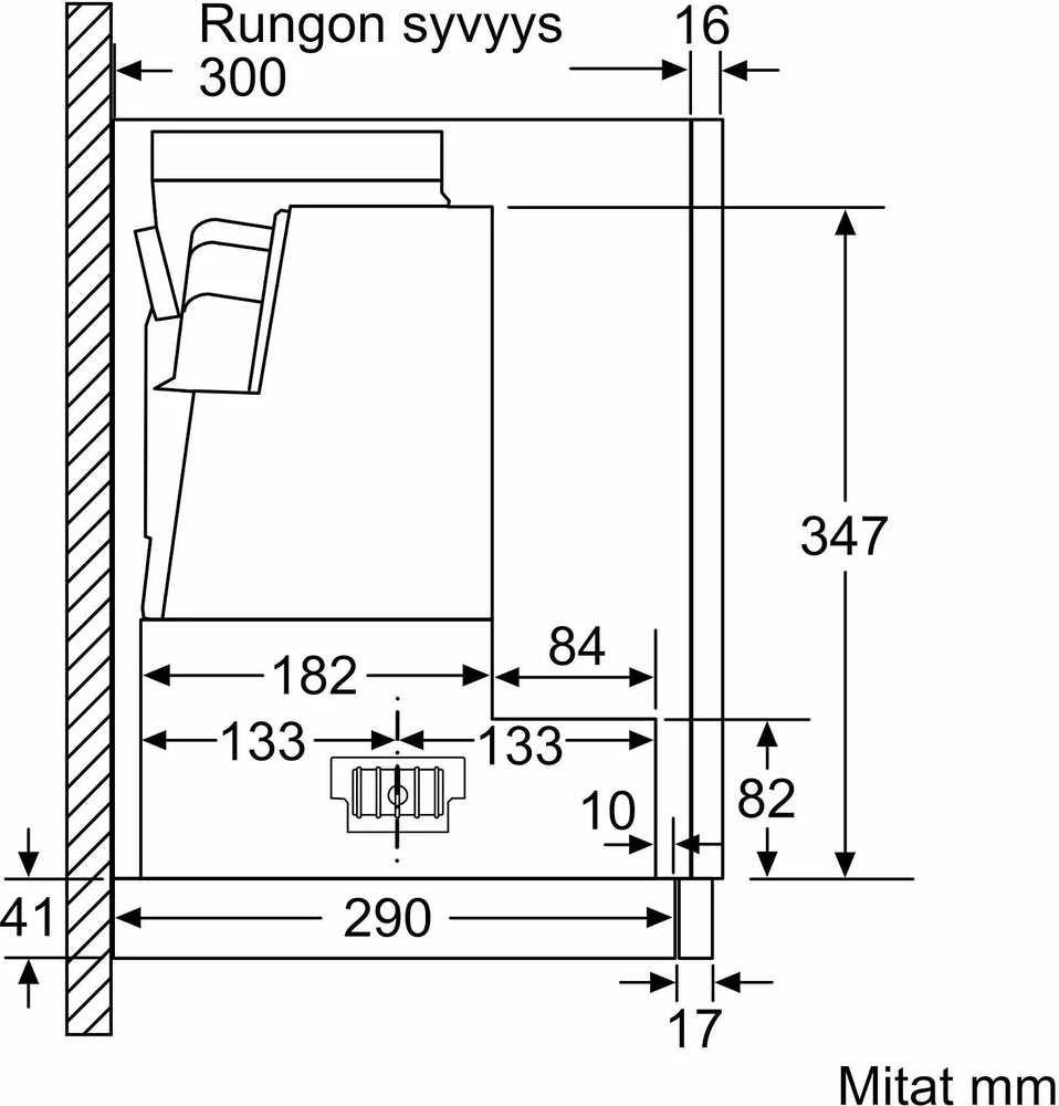 Bosch DFS067A51 Serie | 4, Ištraukiamasis gartraukis, 60 cm, sidabro sp.