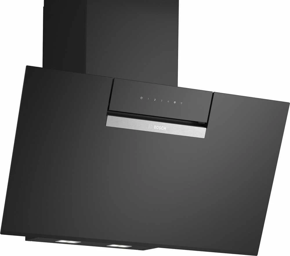 Bosch DWK87FN60 Serija 4, Prie sienos montuojamas gartraukis, 80 cm, skaidrus stiklas su juodu atspaudu, Juoda