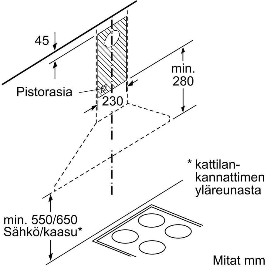 Gartraukis Bosch DWP64BC50 Serija 2, Pilkos spalvos