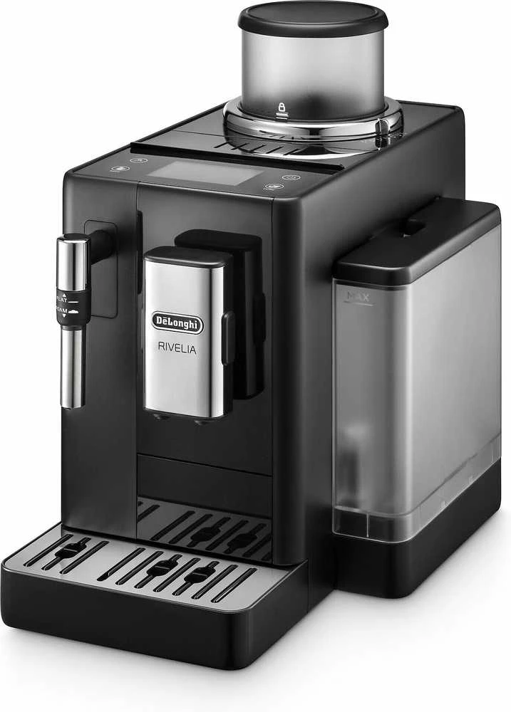 Delonghi Kavos aparatas | EXAM 440.35.B RIVELIA | Slėgis 19 bar | Su pieno plakikliu | Automatinis | 1450 W | Onyx Juodas