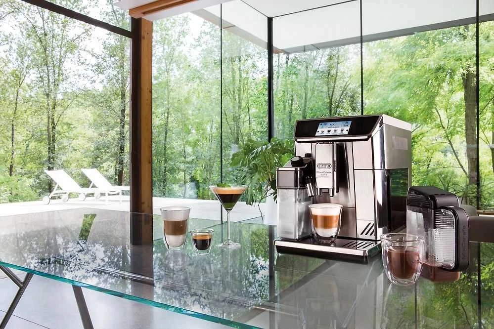 Kavos aparatas DELONGHI ECAM650.85.MS Fully-automatinis, 1450W, Inox/Juodas color