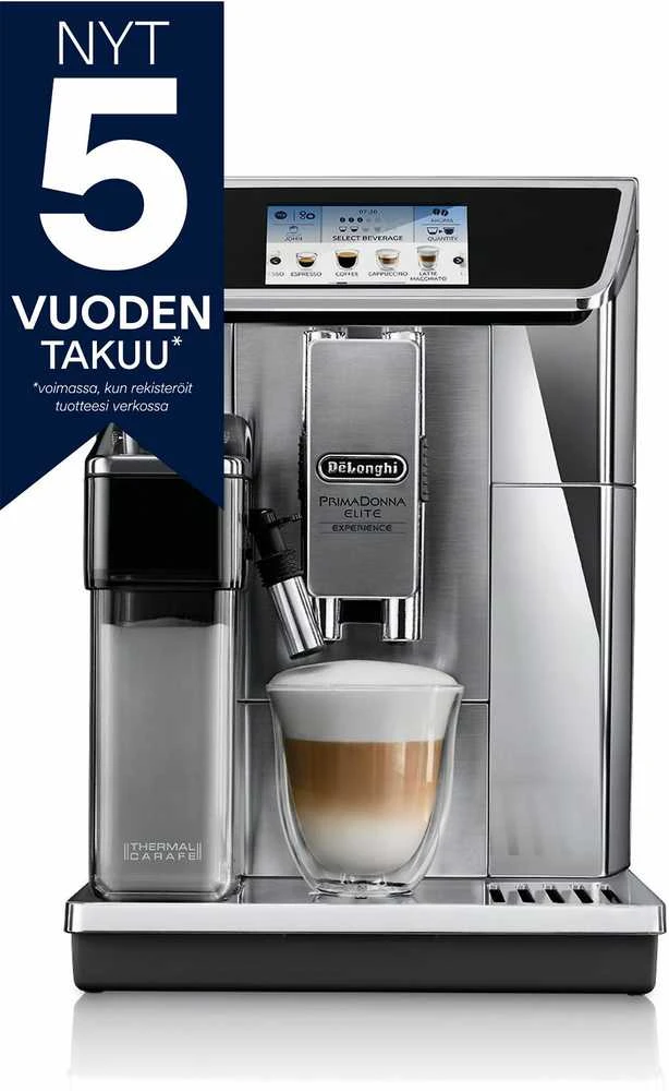 Kavos aparatas DELONGHI ECAM650.85.MS Fully-automatinis, 1450W, Inox/Juodas color
