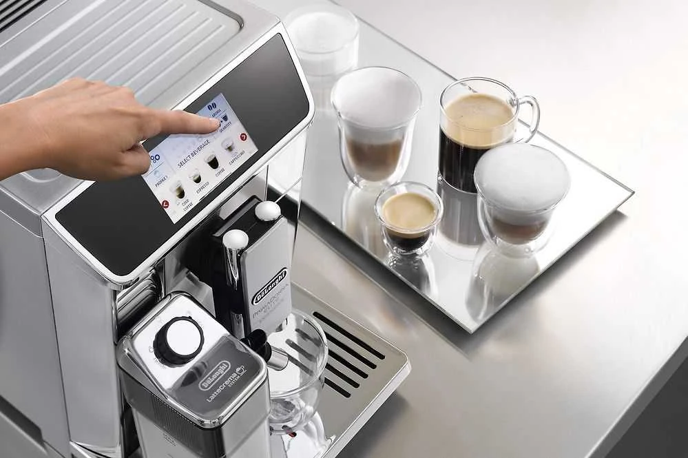 Kavos aparatas DELONGHI ECAM650.85.MS Fully-automatinis, 1450W, Inox/Juodas color