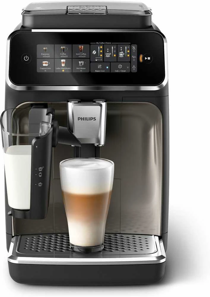 Kavos aparatas Philips Espresso | EP3347/90 | Slėgis 15 bar | Su pieno plakikliu | Automatinis | 1500 W | Juodas