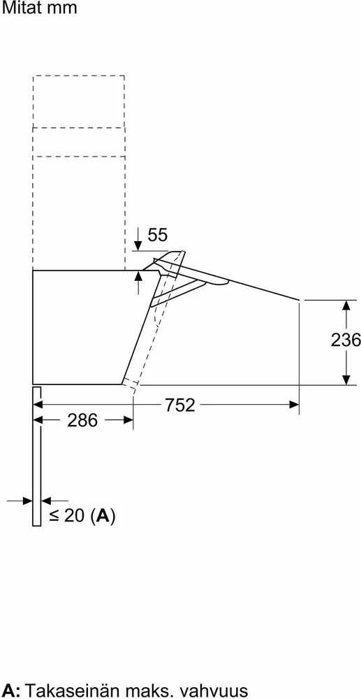 Gartraukis Siemens Siemens LC87KFN60 IQ300 Angled Cooker Hood