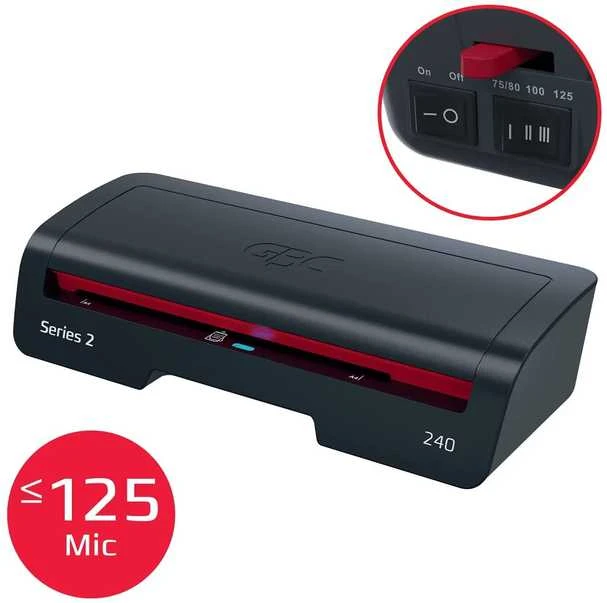 GBC 240 Home Office Laminavimo aparatas A4, 400 mm/min, Juoda/Raudona