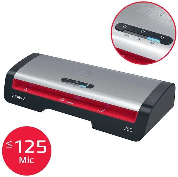 GBC 250 Office Laminavimo aparatas A4, 500 mm/min, Juoda/Pilka