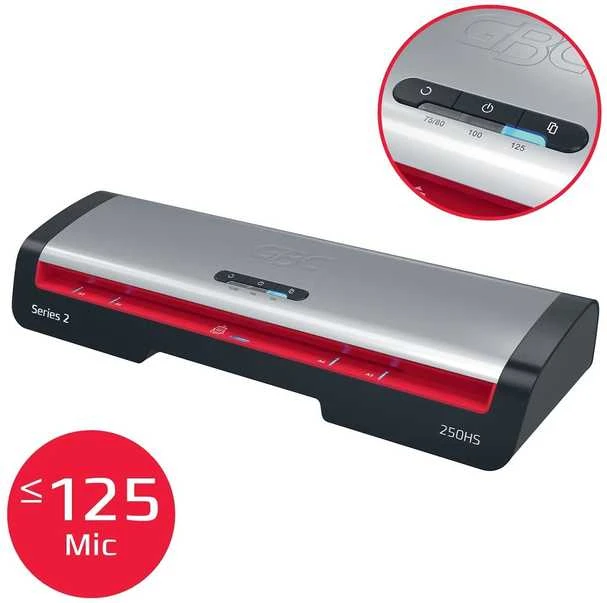 GBC 250HS Office Laminavimo aparatas A3, 500 mm/min, Pilka/Juoda
