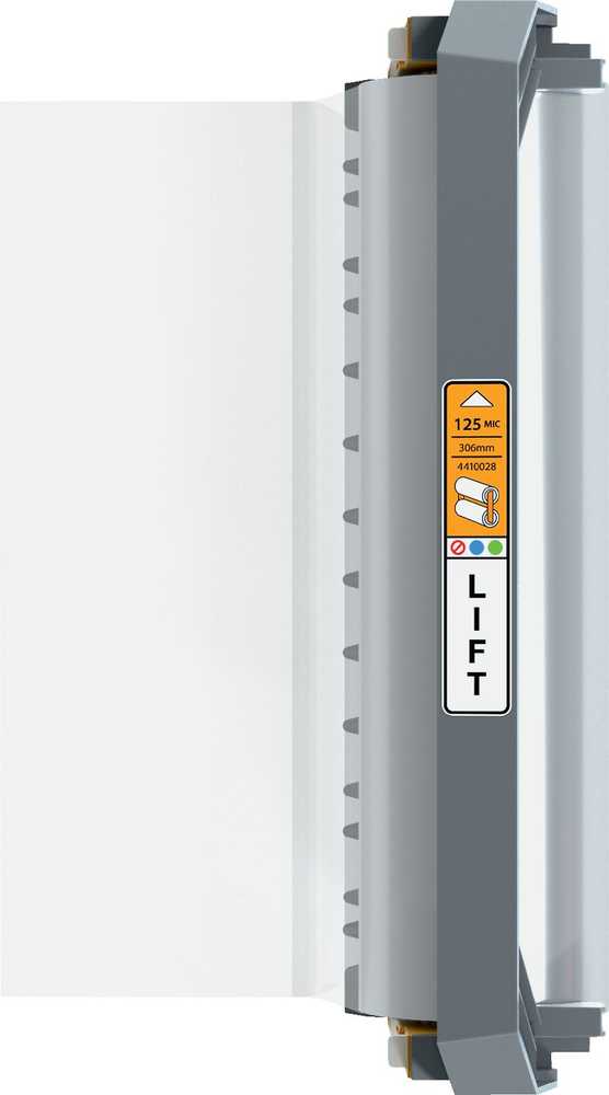 GBC Foton 30 Papildomas kasetė su 125 mikronų laminavimo ritinėliu Blizgus, A4, Pilkas, Permatomas, 125 µm, Blizgus, 350 mm, 80 mm