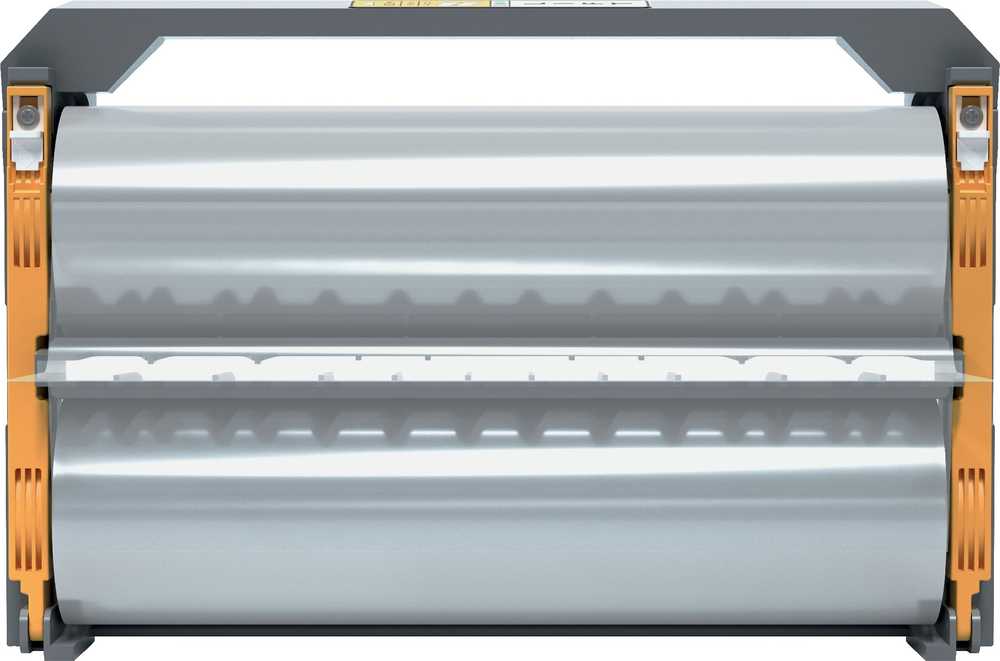 GBC Foton 30 Papildomas kasetė su 125 mikronų laminavimo ritinėliu Blizgus, A4, Pilkas, Permatomas, 125 µm, Blizgus, 350 mm, 80 mm