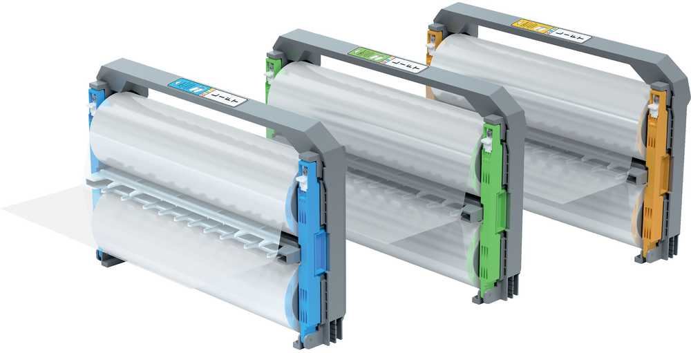 GBC Foton 30 Papildomas kasetė su 125 mikronų laminavimo ritinėliu Blizgus, A4, Pilkas, Permatomas, 125 µm, Blizgus, 350 mm, 80 mm