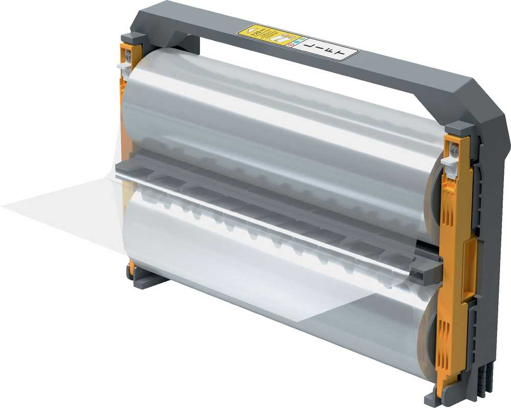 GBC Foton 30 Papildomas kasetė su 125 mikronų laminavimo ritinėliu Blizgus, A4, Pilkas, Permatomas, 125 µm, Blizgus, 350 mm, 80 mm
