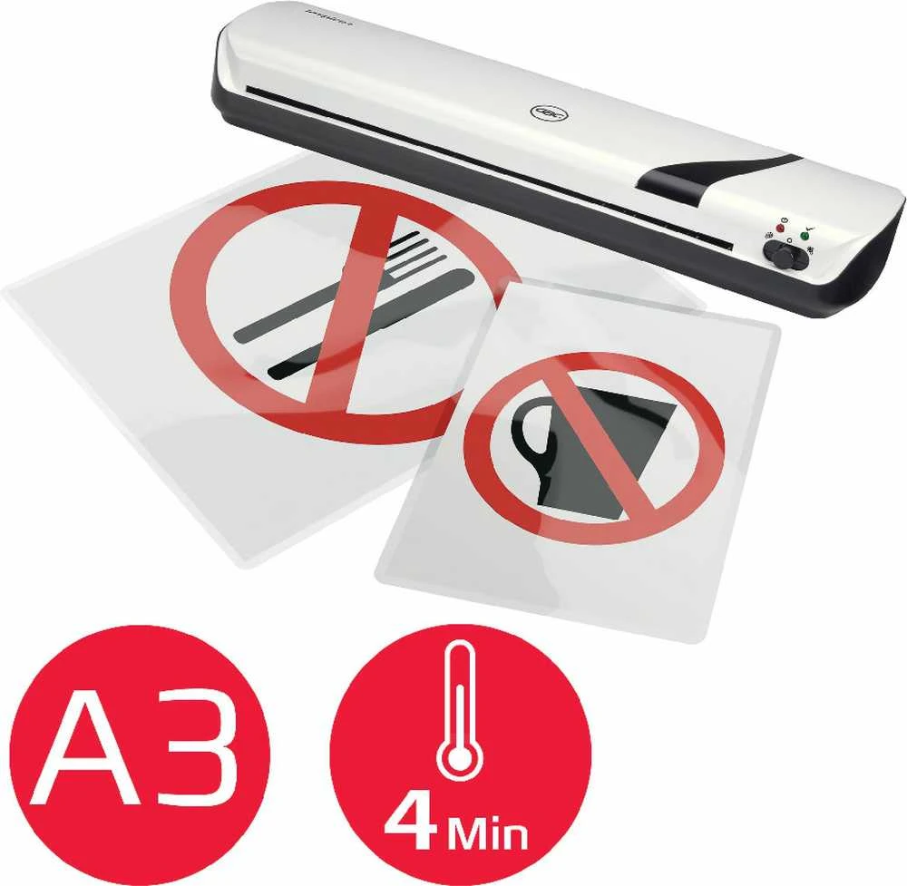 Laminavimo aparatas GBC Inspire+, A3 125mic, baltas