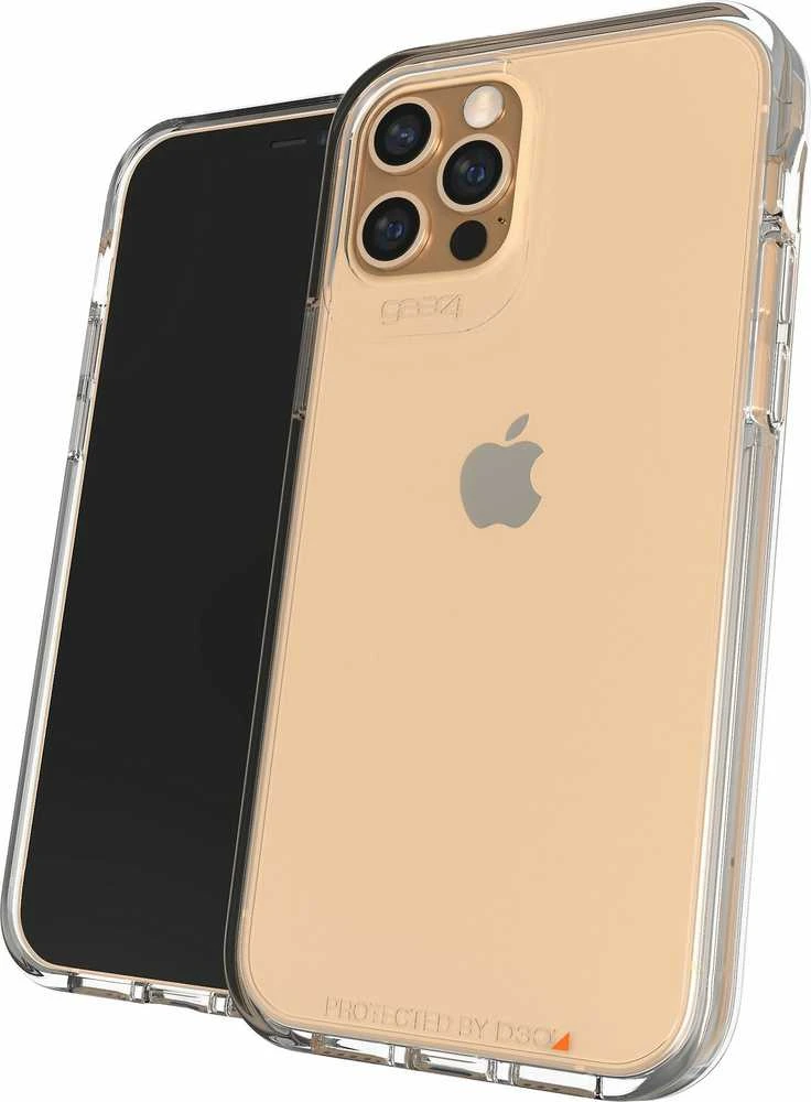 Gear4 Crystal Palace - apsauginis dėklas iPhone 12/12 Pro skaidrus