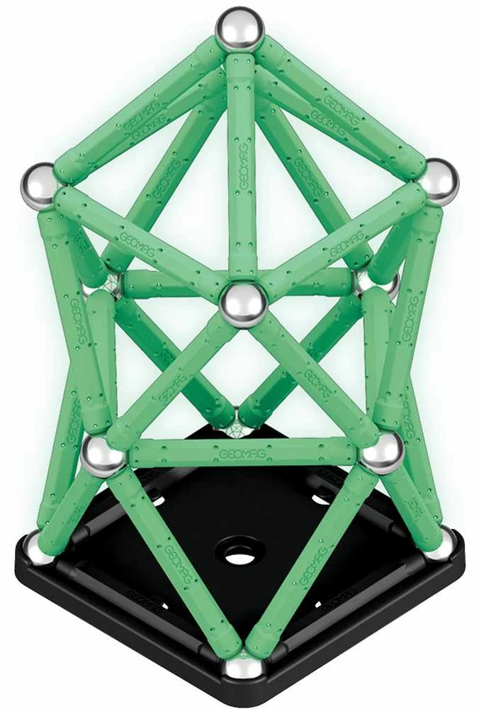 Geomag Glow Recycled -magneettirakennussarja, 60 osaa