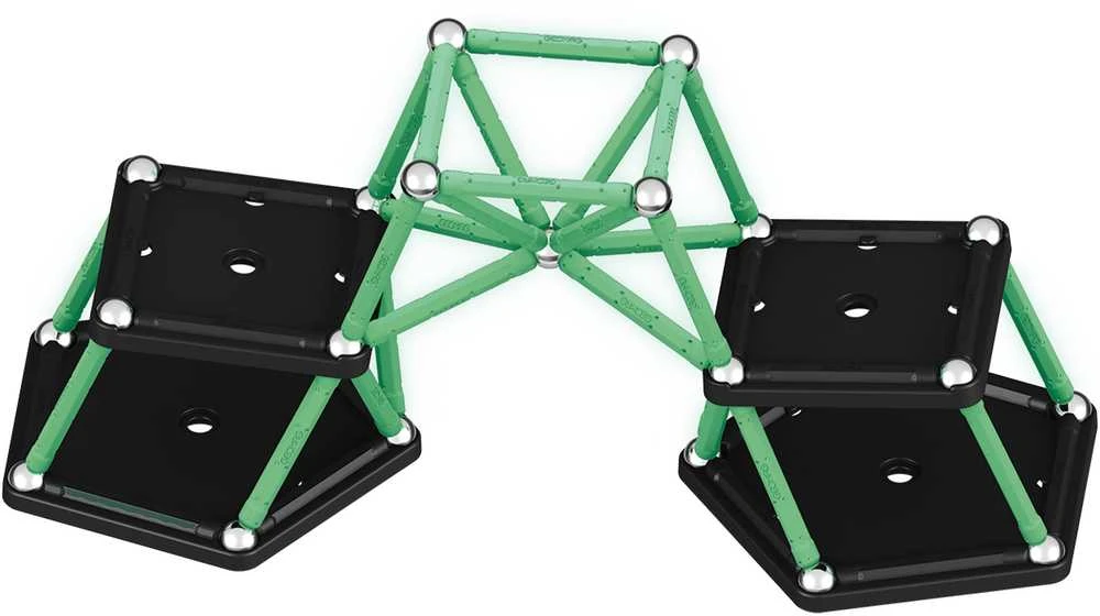 Geomag Glow Recycled -magneettirakennussarja, 60 osaa