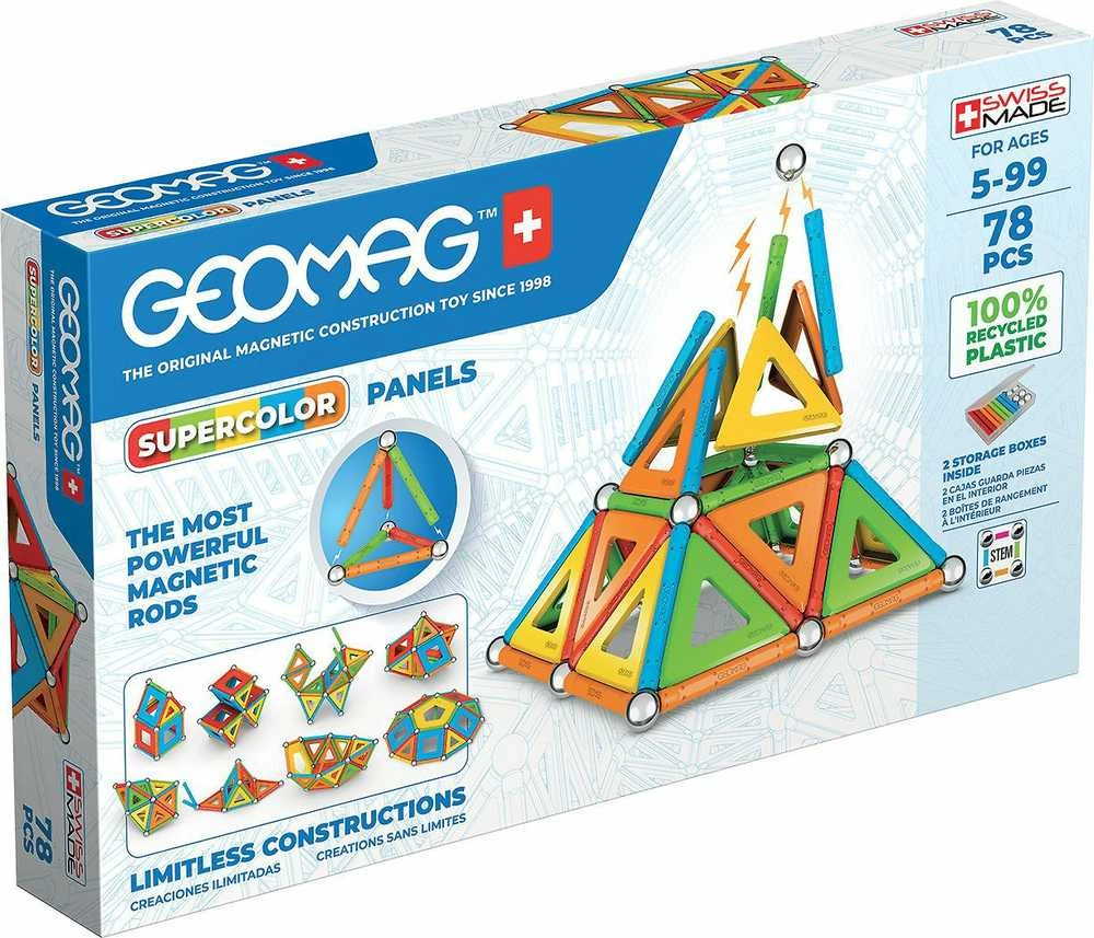 Trefl Supercolor Panels Perdirbtos 78 dalių GEOMAG GEO-379