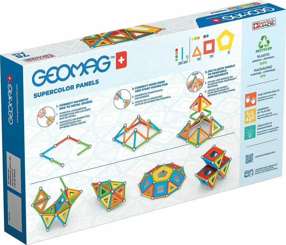 Trefl Supercolor Panels Perdirbtos 78 dalių GEOMAG GEO-379