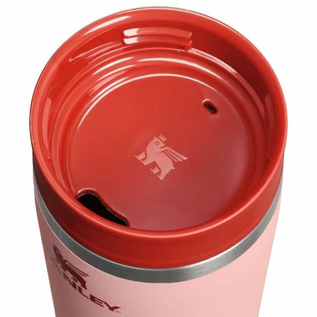 Gertuvė Stanley „Café-To-Go“ kelioninis termosmukis, 0,35 l, persikų rožės spalvos
