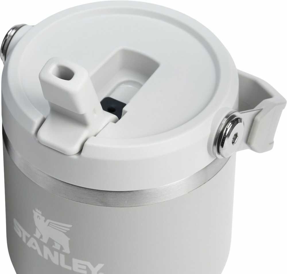 Stiklinė Stanley The Iceflow Flip, šiaudų skonio, uosio spalvos, 0,59 l