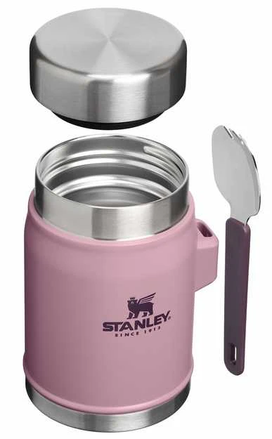 Termosinis maisto indelis su sporku Stanley Classic Legendary Violetinė Smoke, 0,4 l