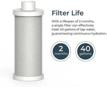 WaterH PureSip Adapt filtrai, 1 vnt.