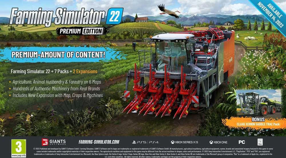 Giants Software Farming Simulator 22 Premium Edition PS5