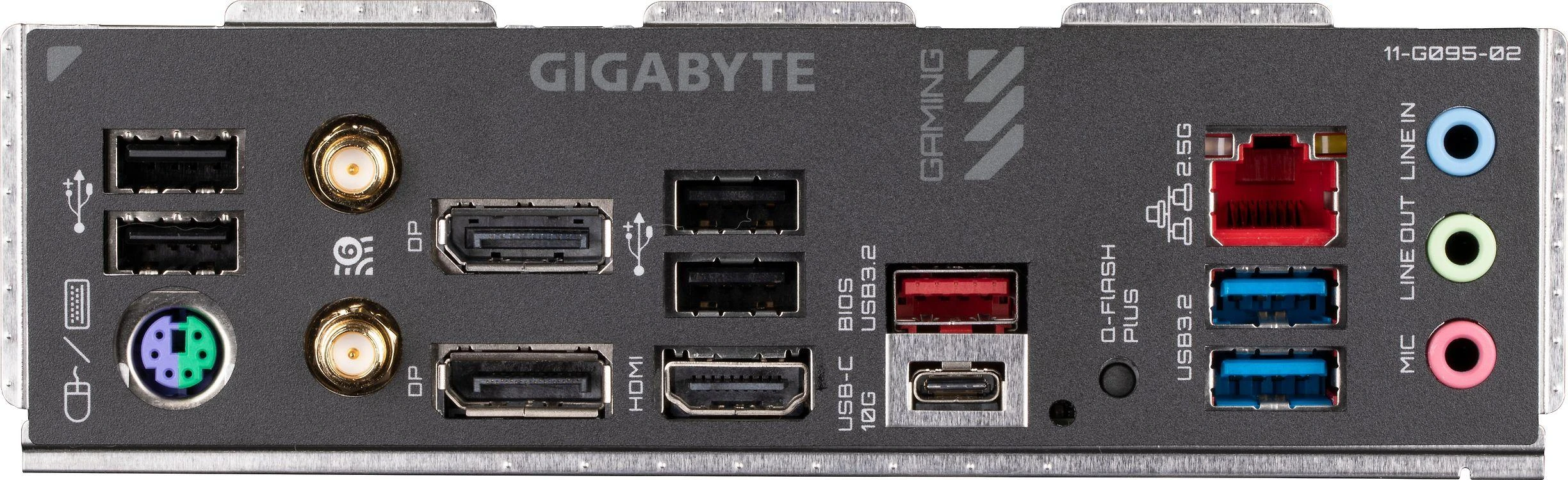 Pagrindinė plokštė GIGABYTE B650M GAMING X AX AM5 4xDDR5 4xSATA 2xM.2 1xHDMI 2xDP