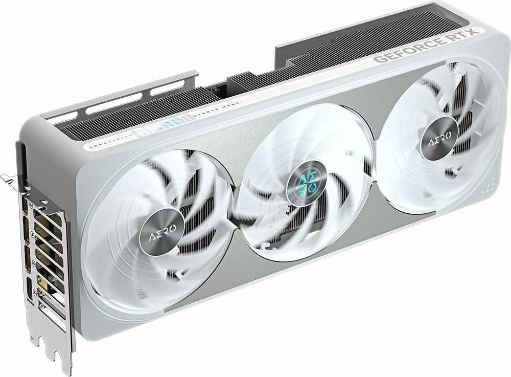 Vaizdo plokštė GIGABYTE GeForce RTX 5070 Ti AERO OC 16G Grafikos plokštė - 16GB GDDR7, 256bit, PCI-E 5.0, 2588 MHz Core Clock, 3 x DP 2.1a, 1 x HDMI 2.1b, NVIDIA DLSS 4, GV-N507TAERO OC-16GD