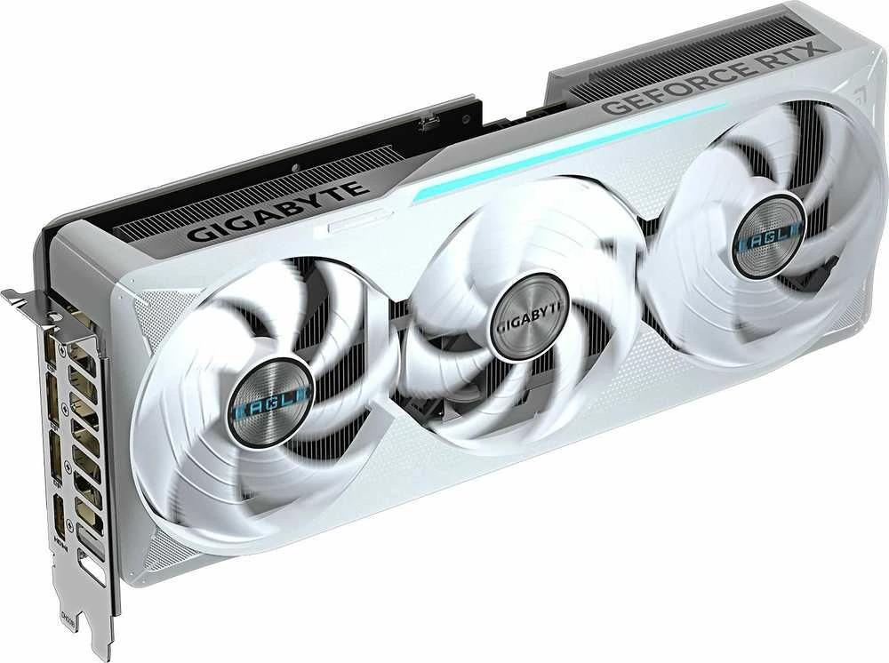 GIGABYTE GeForce RTX 5070 Ti EAGLE OC ICE SFF 16G Vaizdo plokštė - 16GB GDDR7, 256bit, PCI-E 5.0, 2542 MHz Core Clock, 3 x DP 2.1a, 1 x HDMI 2.1b, NVIDIA DLSS 4, GV-N507TEAGLEOC ICE-16GD