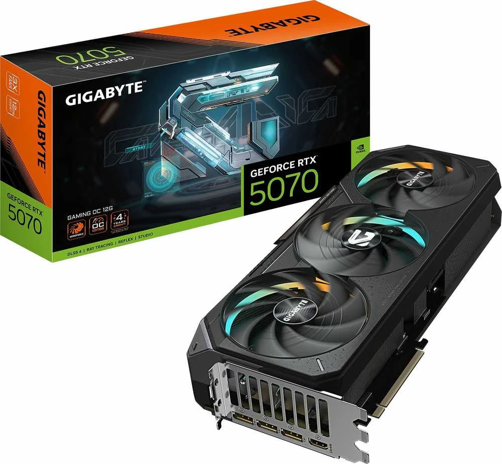 Vaizdo plokštė Gigabyte GeForce RTX 5070 Ti GAMING OC 16 GB GDDR7